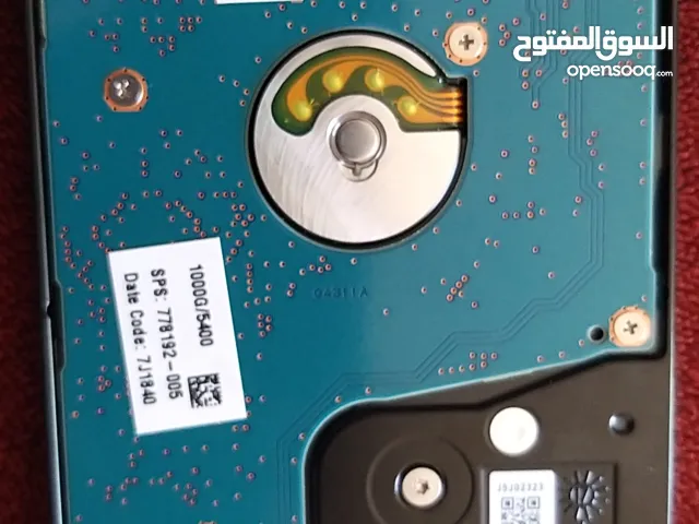 للبيع هاردسك لابتوب داخلي (HDD) سعة 1000 جيجا (1 تيرابايت). الحالة: نظيف جداً ومستعمل استعمال خفيف.