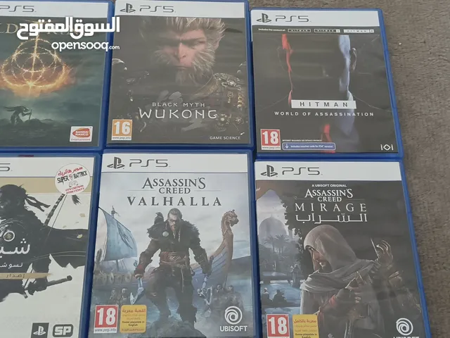 سيديات بلاي ستيشن 5 للبيع فقط بحاله ممتازه