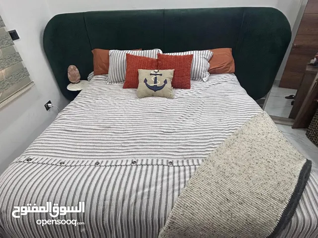 King size bed and mattress . Custom made .