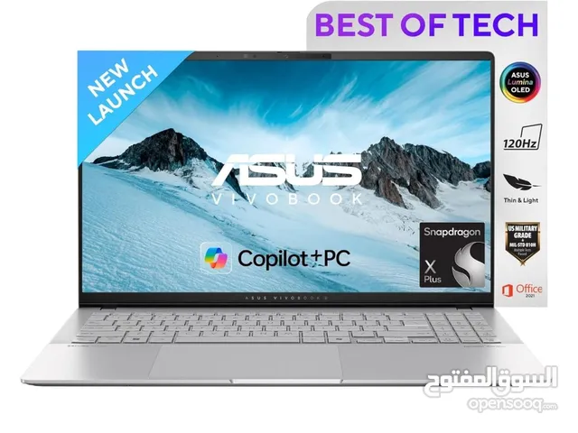 New Laptop ASUS Vivobook S 15 OLED  Snapdragon X Plus