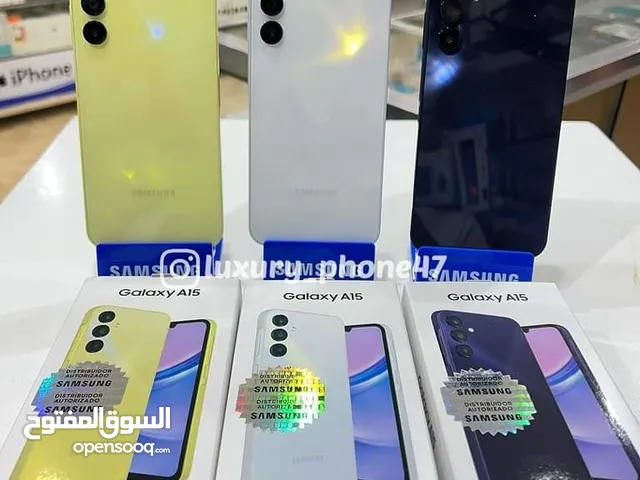 جهاز جديد Samsung A15 رام 16 جيجا  256 هدية كفر ولزقة وشاحن الاصلي متوفر توصيل