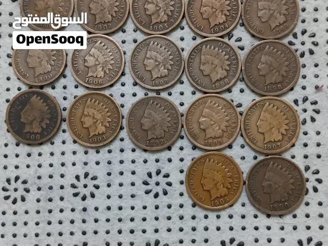 مجموعة من العملات الأمريكية النااادرة