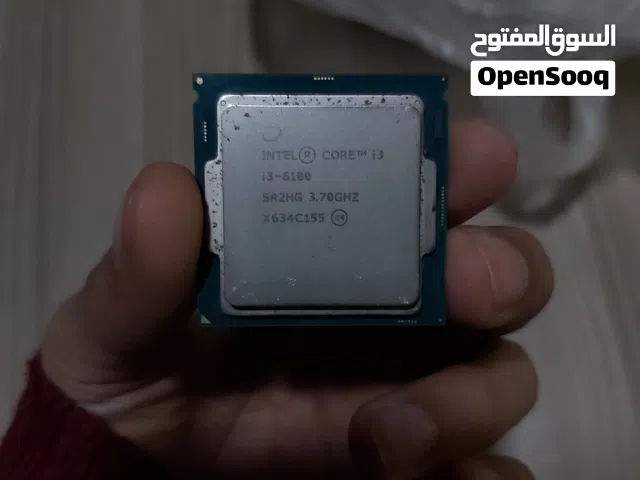 اللهم صل وسلم على محمد معالج Intel Cor i3 6100 مع مروحته الاصلية للبيع او للبدل على مبرد هوائي