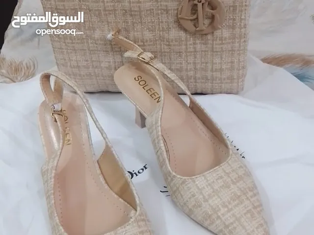 حذاء نسائي مع حقيبة...ماركة Dior