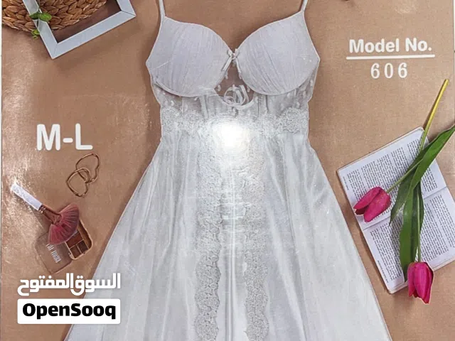 لانجري نسائي أبيض راقي