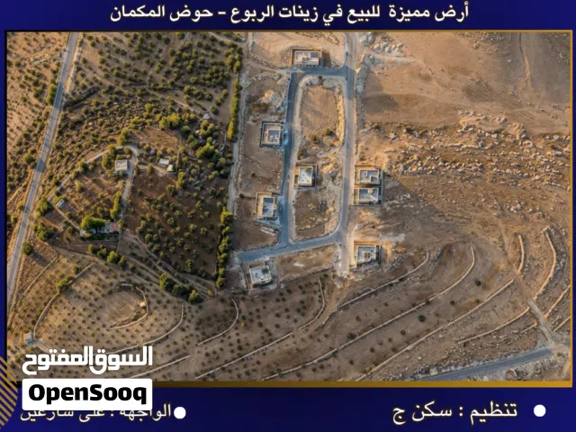 Residential Land for Sale in Amman Zinat Al-Rubue