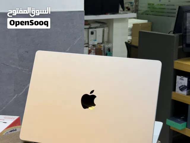 فرصه نادره macbook pro m5 Ram 24 1tb 14inch جديد ضمان شركة سنه غير مفعل فرصه ما تتكرر