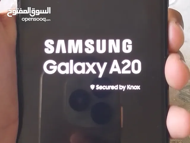 Samsung Galaxy A20 32gb, 3 ram, 4000mAh سامسونج جالكسي A20 لون أسود بدون عيوب