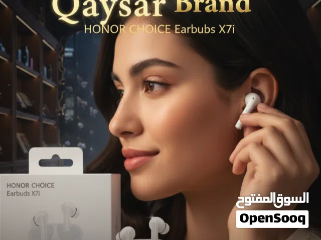 سماعات ايربودز هونر الحديثة honor earbuds X7i جديدة بالباكيت غير مستعملة وشرط الفحص قبل الاستلام