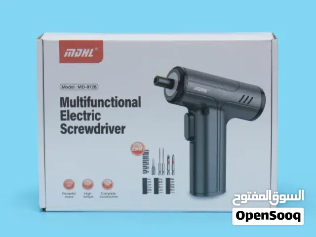 MDHL Multifunctional Electric Screwdriver 29-in-1 MD-8728 Precision Electric Screwdriver Set for Pho