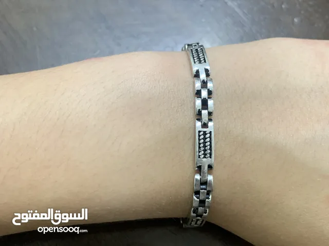 إسوارة روليكس فضة ‏Silver Rolex bracelet