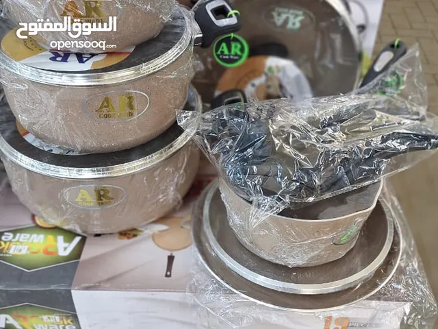 AR Non-Stick Marble Coating Cookware Set – Durable & Stylish Kitchen Pots and Pans