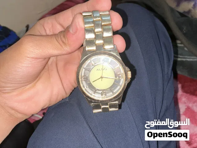 ساعة ALDO أصلية مميزة بلون ذهبي - موديل B-7025