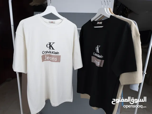 تيشرت Calvin Klein بوليفار أوفر سايز قطن 100%