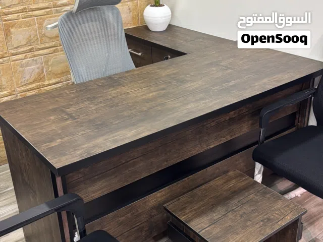مكتب مدير فخم - قياس 160*70 سم مع جانبيه وطربيزه - عرض خاص لفتره محدودة - سعر ما بتكرر