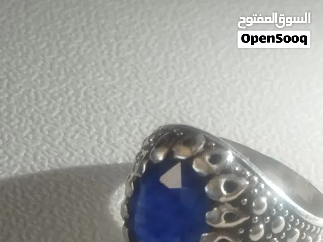 خاتم ياقوت افريقي وخاتم زفير للبيع
