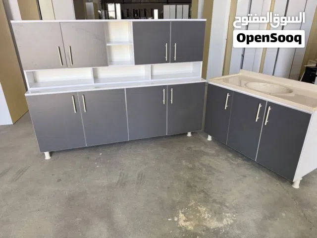 كاونتر خشب mdf قياس مترين وسنك متر و20 مرمر