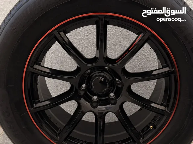 رنقات رايز 6 براغي قياس 20 مع تواير التنزو فل نقشه موديل 2024 مطلوب 1400 و قابل