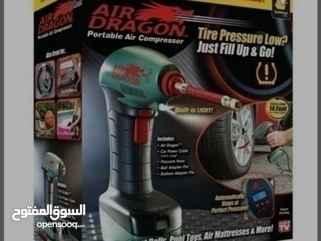 جهاز نفخ الاطارات ( التواير ) السريع Air Dragon  ( جهاز سهل الاستخدام مهم جدا لحالات انخفاض ضغط الهو