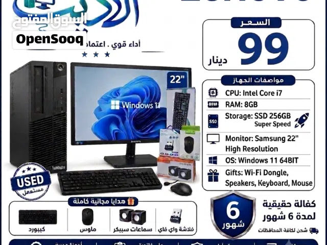 Windows Lenovo  Computers  for sale  in Amman
