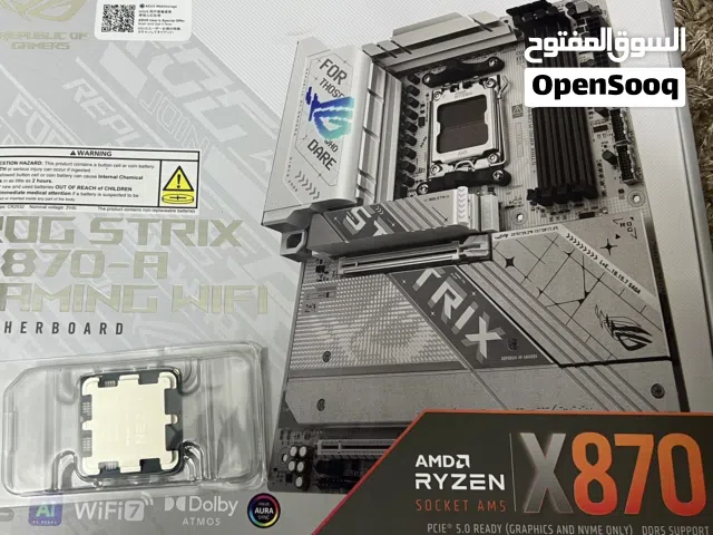 Ryzen 7 7800x3d (new) + ASUS ROG STRIX X870-A GAMING WIFI 7 ATX (new)