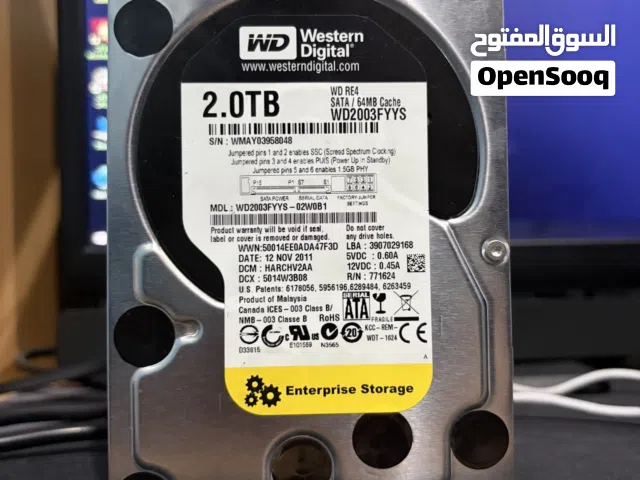 WD RE4 Enterprise 2TB HDD — 20 KD (Negotiable)