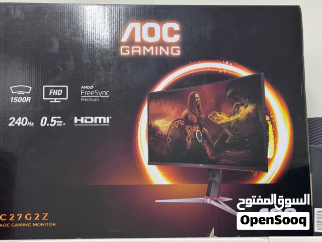 شاشة AOC عالية الجودة مناسب للعب و متابعه