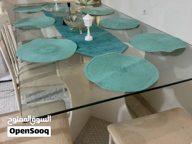 Glass top dinning table