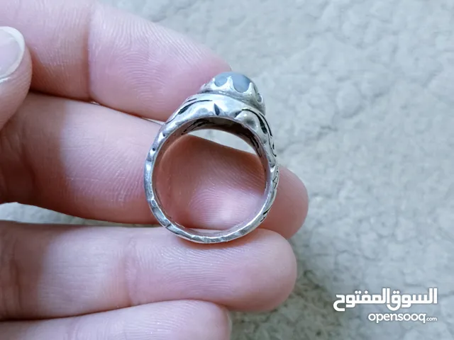 خاتم عقيق مصور جميل وزنو ثقيل