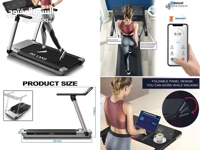  جهاز المشي او الركض من شركة سكاي لاند sky land Foldable Electric Treadmill with LED