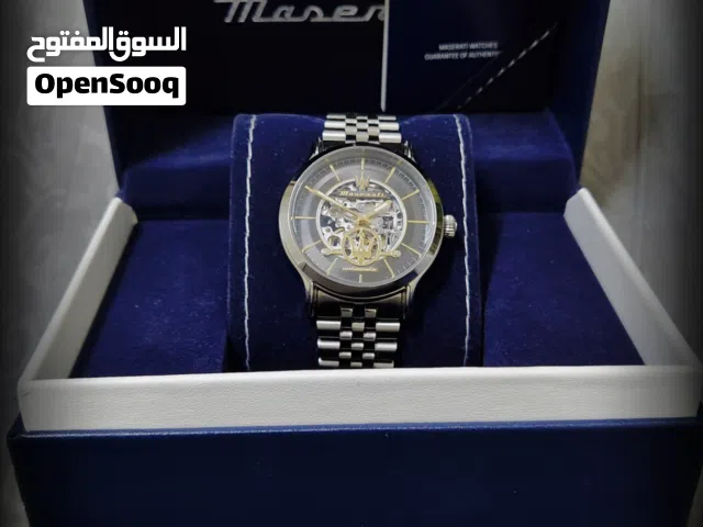 للبيع: تحفة مازيراتي الإيطالية - ساعة سكيلاتون أوتوماتيك (كالجـديدة)