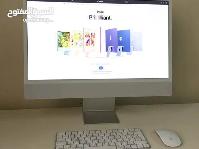 اقرأ الوصف - iMac M1 نظيف كالجديد