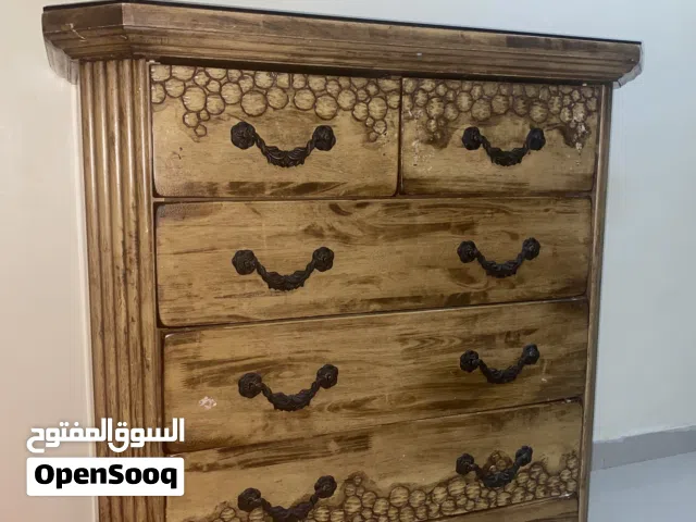 خزانة أدراج خشب طبيعي