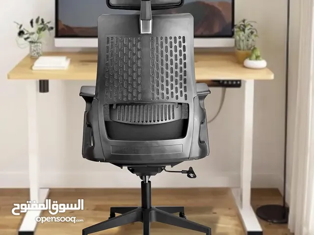 كرسي مكتب فلوريكون ألفا برو المريح للاستخدام المنزلي والعملي - كرسي دوار قابل للتعديل، عالي الظهر،