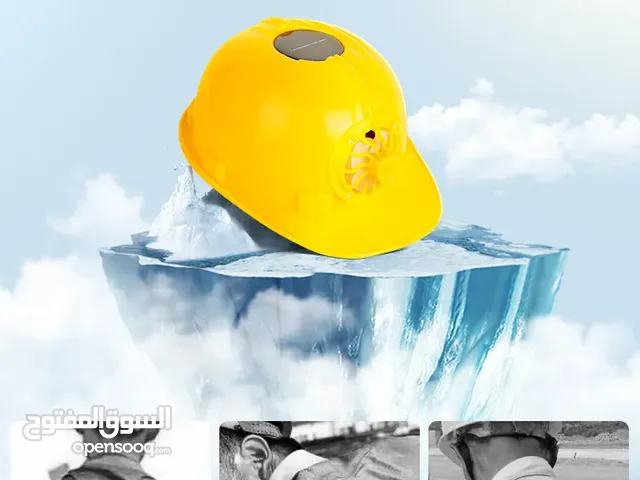 SOLAR POWER FAN SAFETY HELMET