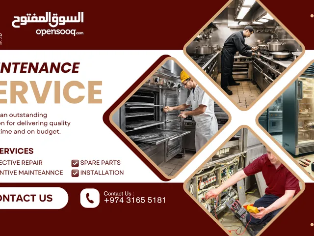 Repair & Maintenance for Commercial Oven, Fryer and Refrigerators