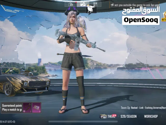 حساب ببجي منظم مفتوح من سيزون 2