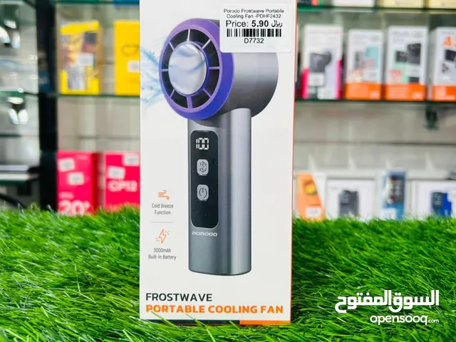 Porodo Frostwave Portable Cooling Handheld Fan
