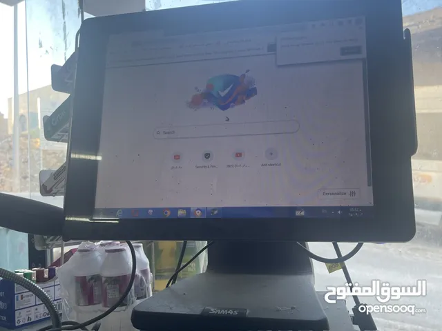 جهاز كمبيتور مع برنامج محاسبي وباركود