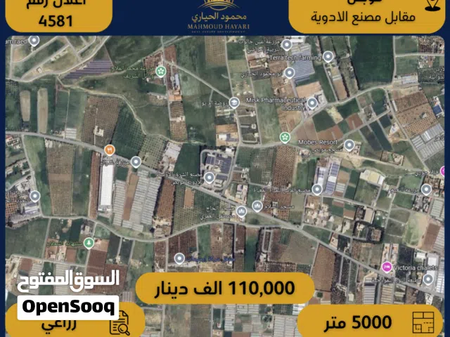Farm Land for Sale in Amman Mobes