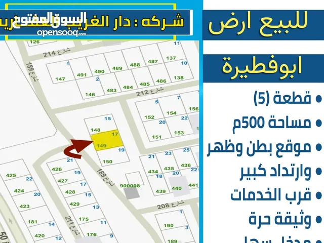 Residential Land for Sale in Mubarak Al-Kabeer Abu Ftaira