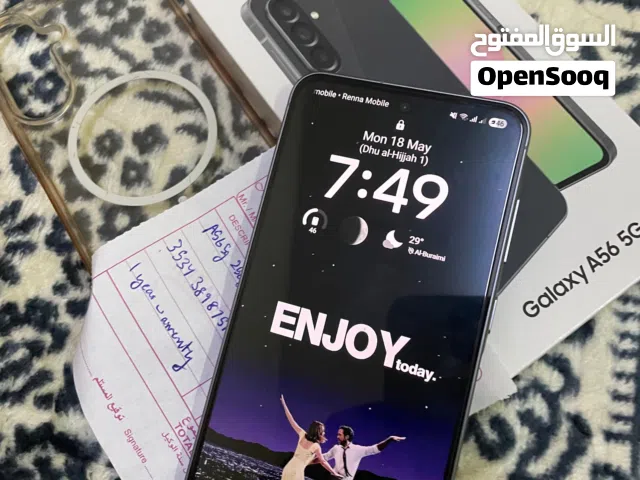 Samsung galaxy A56 256/8 Tra with box and warranty bill