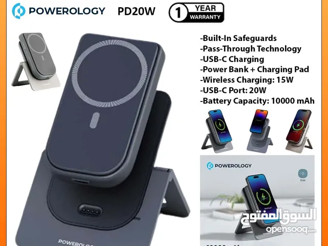 Powerology 10000mAh Magsafe Combo Power Bank PD20W ll Brand-New ll