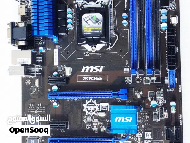 مذربورد Z97 جيل رابع قوية بحالة ممتازة يوجد توصيل