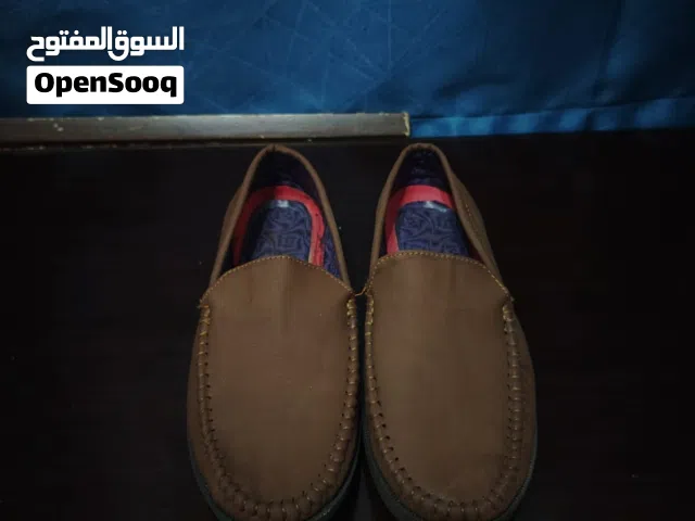 brown loafers