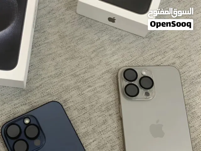 آيفن 15 بروماكس الون الأزرق مستمعل تقريباً حوالي سنه سعر لقطه