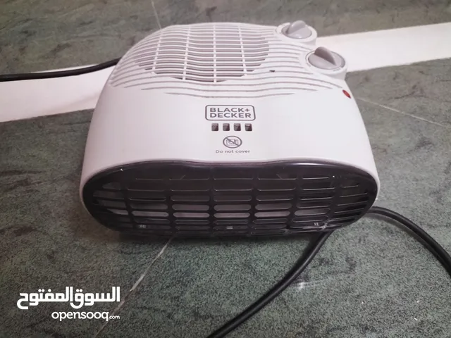 black and decker heater fan جهاز تدفئة توربو شبه جديد استعمال محدود جداً