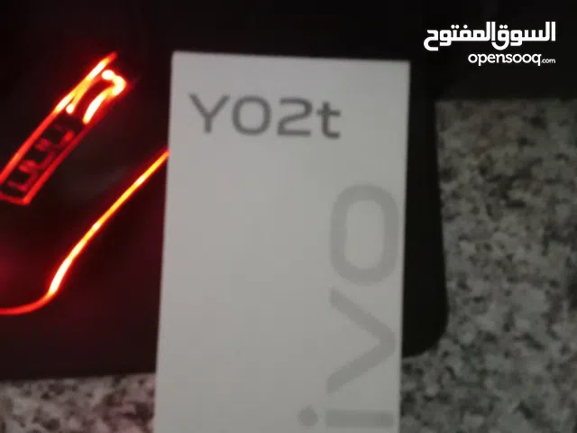 هاتف vivo y02t  Android 13 64GB 4GB RAM 8MP  Funtouch OS Batterie 5000mAh 4G Wifi Color: Bleu