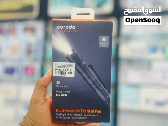 Porodo Tactical Pen Flashlight in Muscat / Brand New