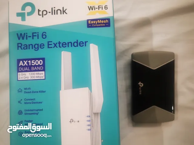 للبيع مقوي ارسال tp-link + ماي فاي tp link For sale: TP-Link signal booster + TP-Link Wi-Fi